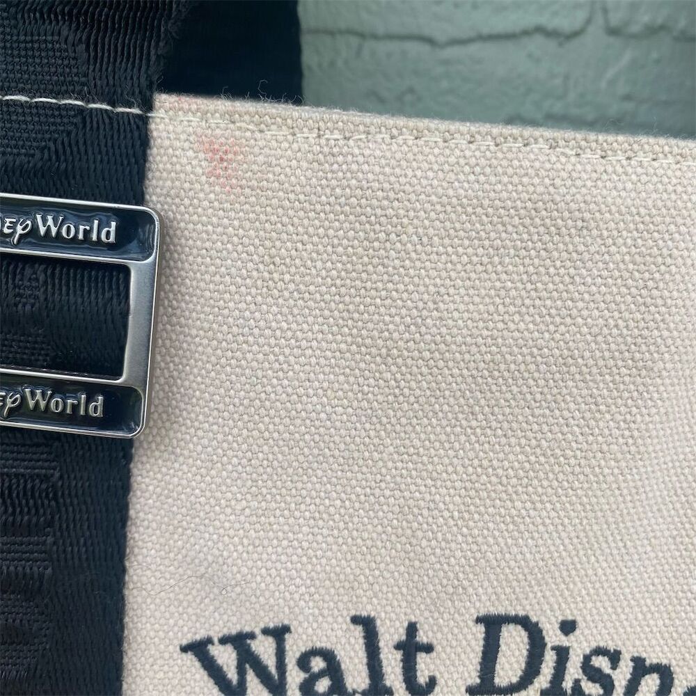 Disney Walt Disney World 1971 Large Canvas Tote Bag Beige - Picture 14 of 14